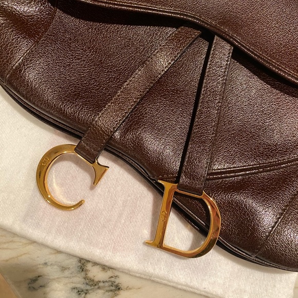 SOLD Dior Double Saddle Leather - Picture 2 of 11